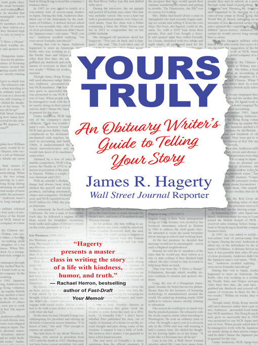 Title details for Yours Truly by James R. Hagerty - Available